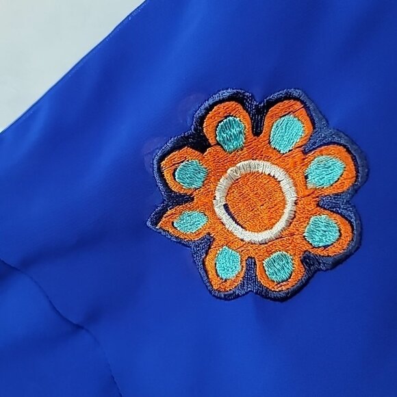 Zingara Women's Size 1 Floral Embroidered Blouse Tassels For Parts! Read - Picture 4 of 16